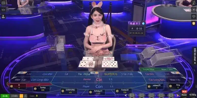 Bạn có thể giải trí trong các bàn đánh Baccarat