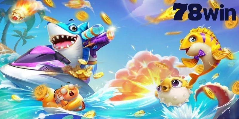 Liên tục nhả đạn vào mục tiêu khi tham gia bắn cá vua tài lộc